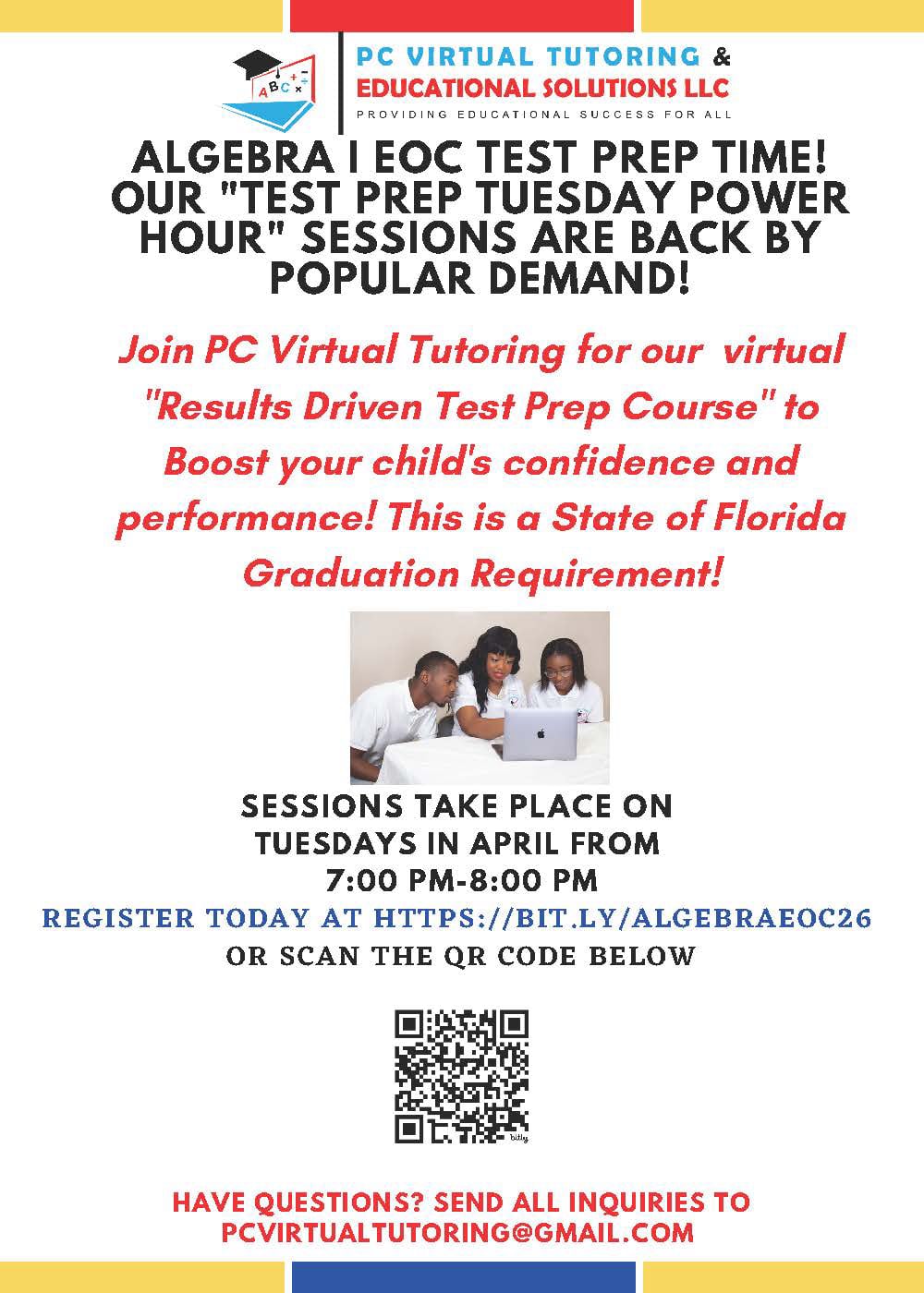 Algebra | EOC Test Prep